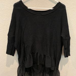 American Eagle Ruffle Sweater
